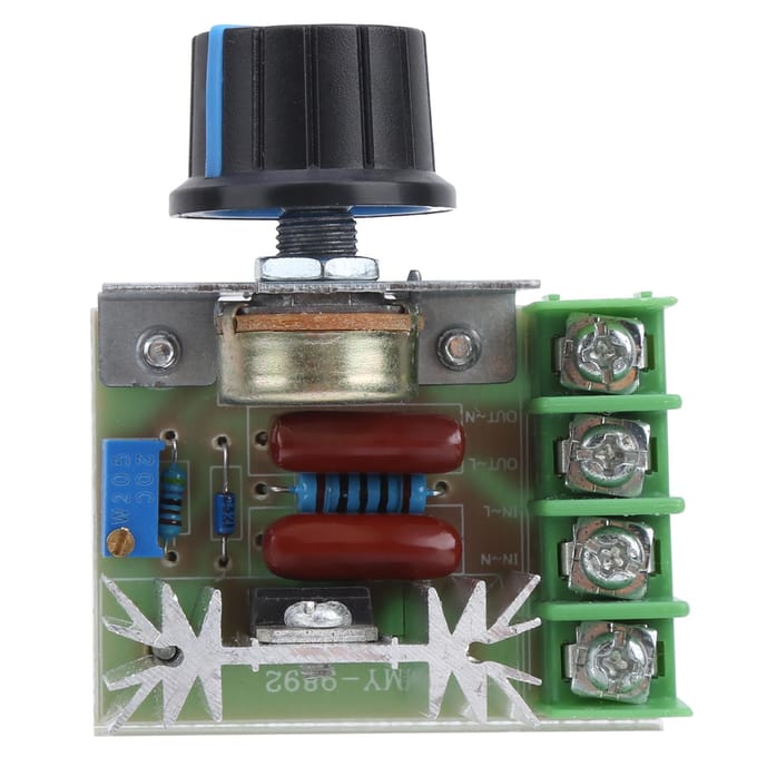 3 Stuks AC Motor Snelheidsregelmodule Snelheidsregeling Elektronisch Component 2000W PWM 50220V