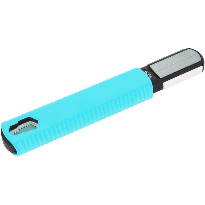 Tuingereedschap Messenslijper Blauwe Kleur Dubbele Kop Draagbare Heggenschaar Slijper blue