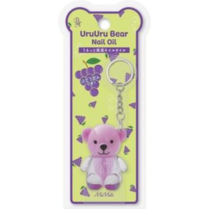 BN - MiMits UruUru Bear Keychain Nail Oil Grape Gum