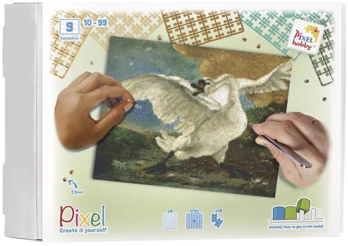 Pixelhobby Classic De bedreigde Zwaan 30x37,5 cm
