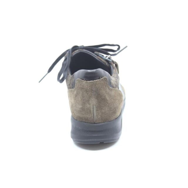 Durea, 6260 682 9850, Khaki dames sneaker met rits wijdte E