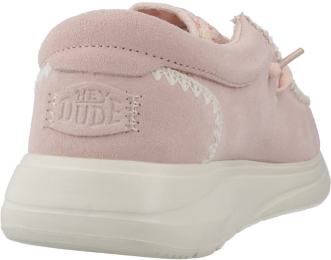 HEY DUDE WENDY COMF SUEDE CROCHET Roze 40 EU