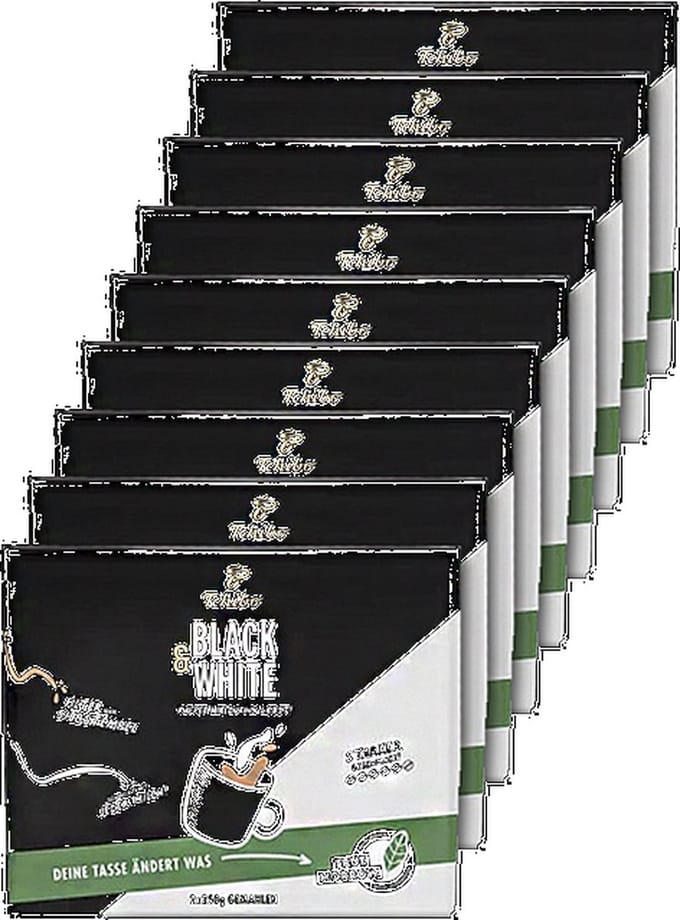 Tchibo Black 'n White Gemalen 9 x 500 gram (2x250gr)
