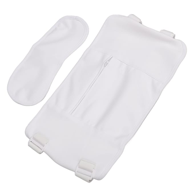Castoroliepakking Set Wit Herbruikbaar Wasbaar Castorolie Kompreswikkel Set voor Ontsteking white