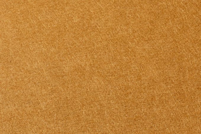 Ronde onderzetter - 6 stuks - Bruin gerecycled vilt