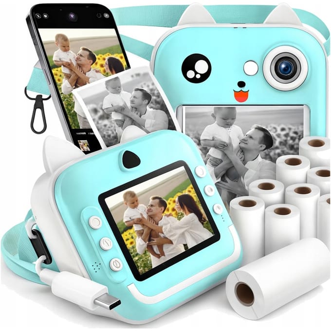 PRINT 2.0 INSTANT APARTMENT VOOR KINDEREN MINI THERMISCHE PRINTER 13 ROLLEN