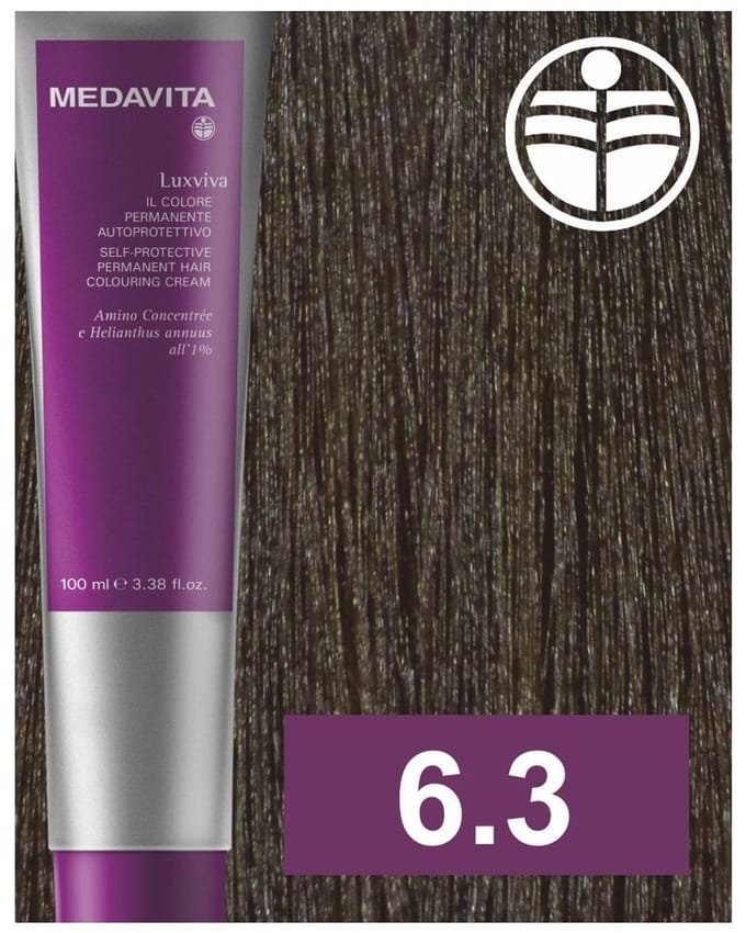 Medavita Color Luxviva 6.3 donkerblond goud