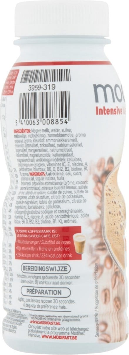 Modifast Intensive Drink Koffie - 4 x 236 ml - Voordeelverpakking