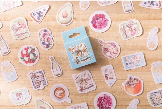 Mo-Card Bullet Journal Stickers - Picnic, Agenda & Planner - 46 stuks