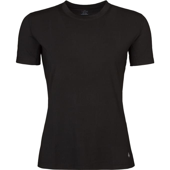 Heat Holders - Dames Korte Mouw Thermoshirt - Zwart