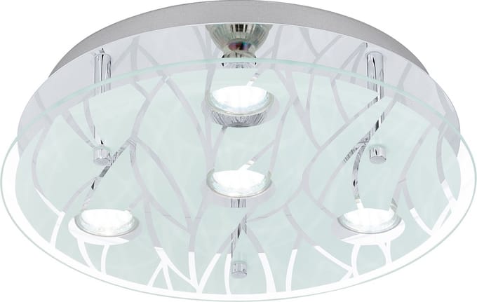 EGLO FARELLA PLAFOND 4X3W Ø350 CHROOM