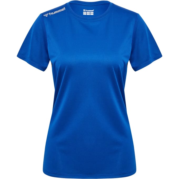 Hummel Damen T-Shirt Hmlrun Jersey S/S Woman True Blue-L