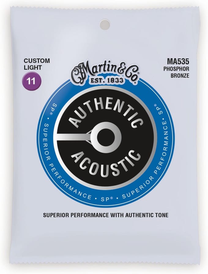 snarenset akoestische gitaar - MA535 - phosphor bronze 11-52 custom light