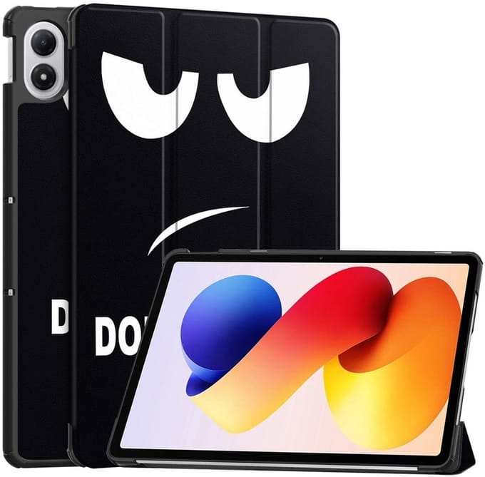 Coverup Tablethoes geschikt voor Xiaomi Redmi Pad 2 Pro Hoesje - Tri-Fold Book Case met Wake/Sleep - Don't Touch