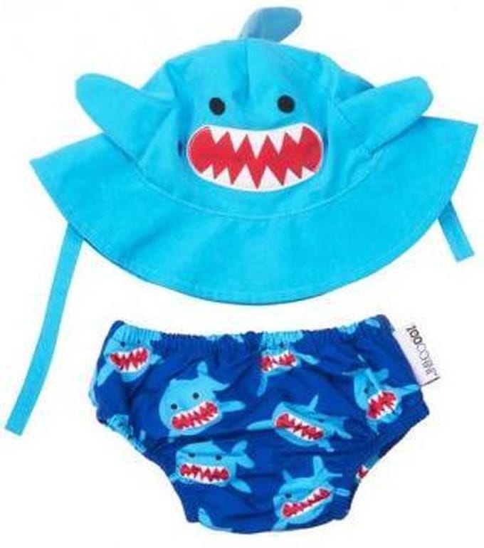 Zoocchini Zwemsetje Sherman The Shark 12-24 Maanden