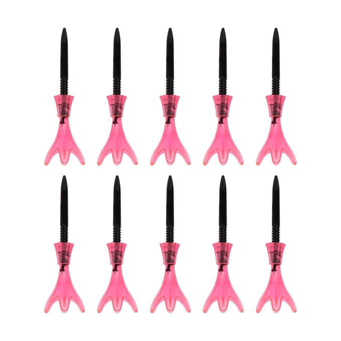 10 stuks Plastic Golf Tee Balhouder Verstelbare Hoogte Stabiele Oefenhulpmiddelen Accessoires Cadeau voor yellow