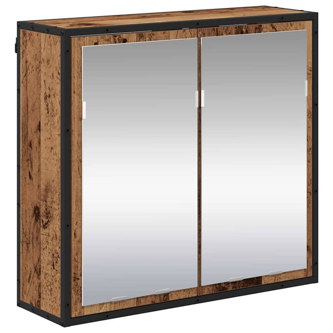 vidaXL - Wandplank - Oudhout - 65 - x - 20 - x - 60 - cm