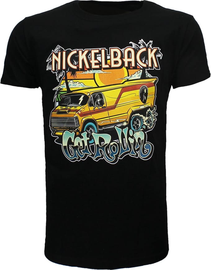 Nickelback Get Rollin’ T-Shirt - Officiële Merchandise - M
