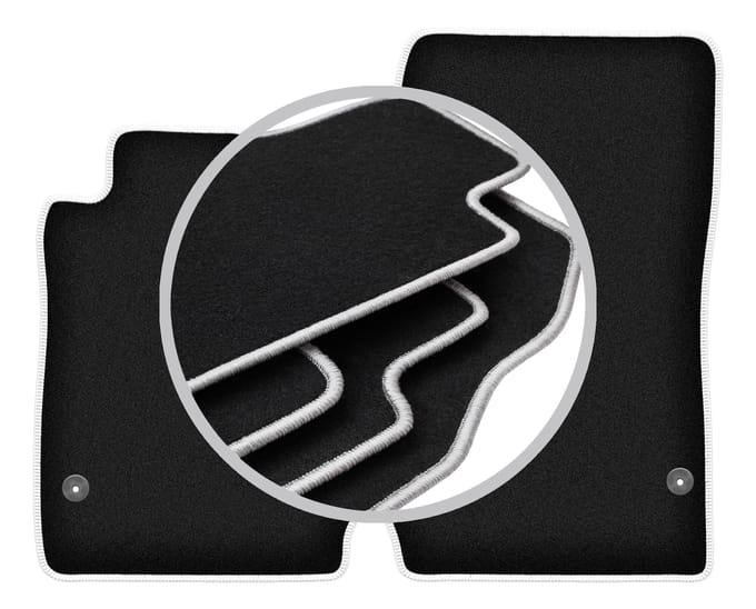 CARLUX-SILVER automatten voor: Mercedes SLK R171 coupé (2004-2011)
