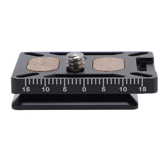 30MM Snelontgrendelingsplaat voor Arca Type Aluminiumlegering Universele QR-plaat met 1/4 Inch Schroef voor gray