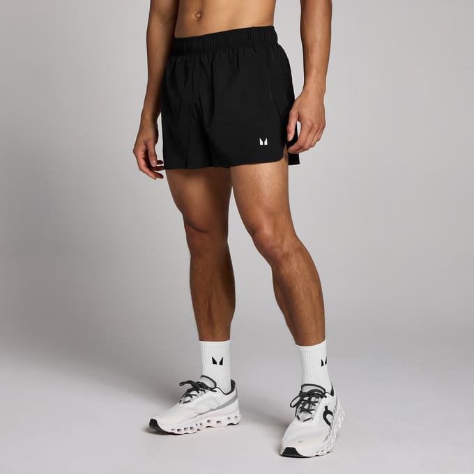 MP trainingsshort met binnenbeenlengte van 8 cm voor heren - Zwart - M