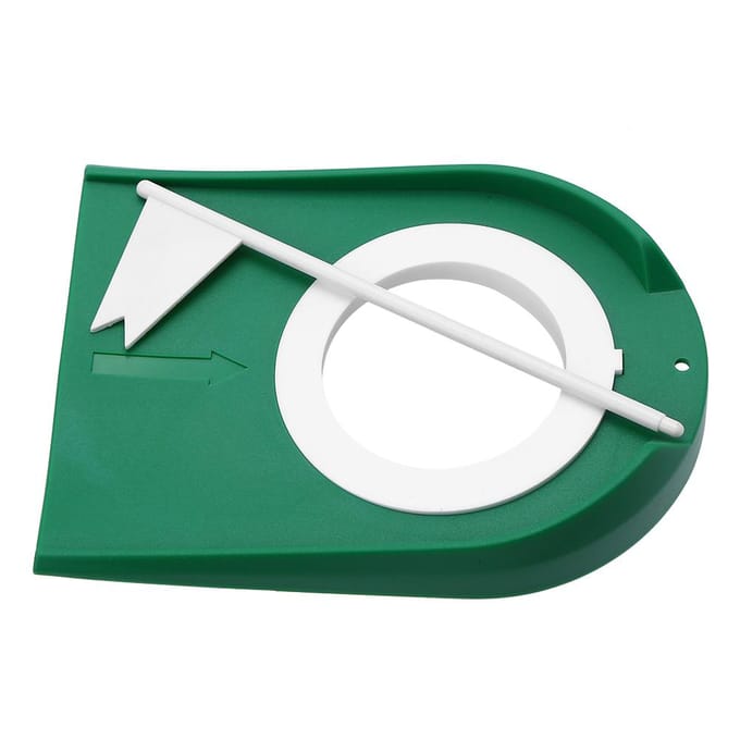 Binnen Buiten Plastic Golf Putting Cup Oefenhulpmiddelen met Verstelbaar Gat Witte Vlag white