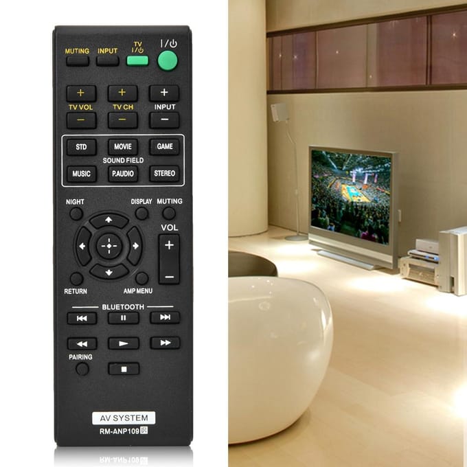 Smart TV AV-systeem Afstandsbediening voor Sony RMANP109 Voor Ht CT260 black