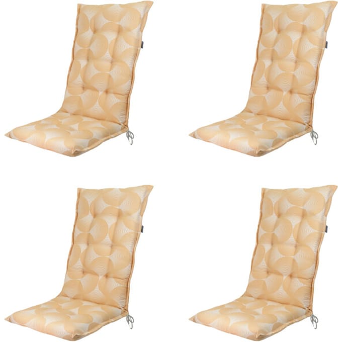 Madison kussen hoge rug napels - 123x50x5cm set van 4