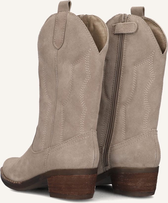 Omoda Sabrina Laarzen - Suède - Meisjes - Beige - Maat 32