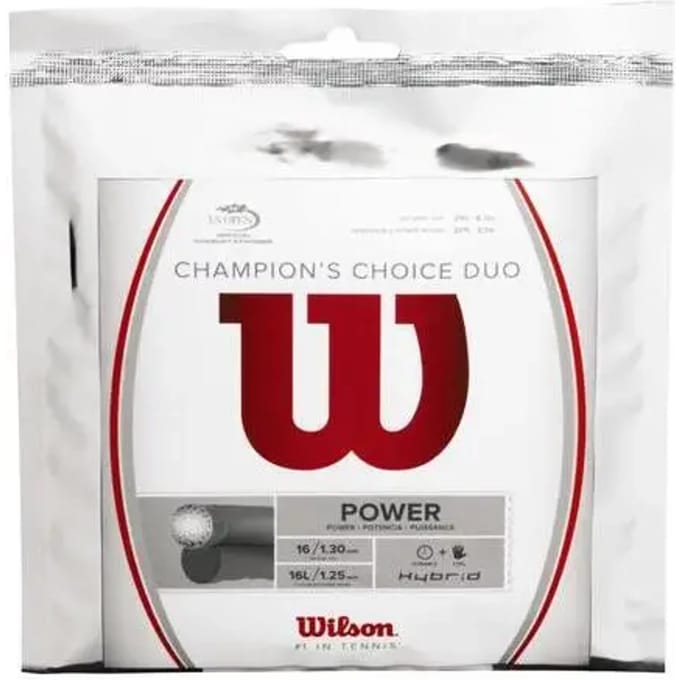 Wilson Champions Choice Duo, silber Set snaren 12,2m
