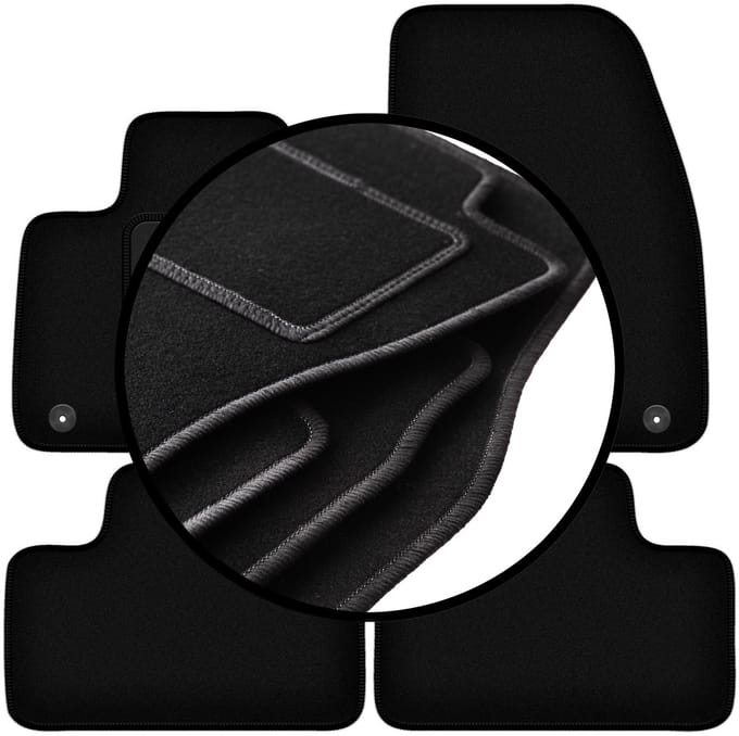 Complete set veloursmatten voor: Volvo C40 hatchback (2021-)