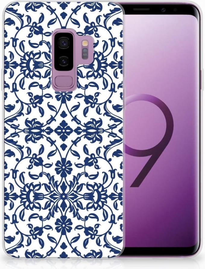 Samsung Galaxy S9 Plus TPU Case Flower Blue