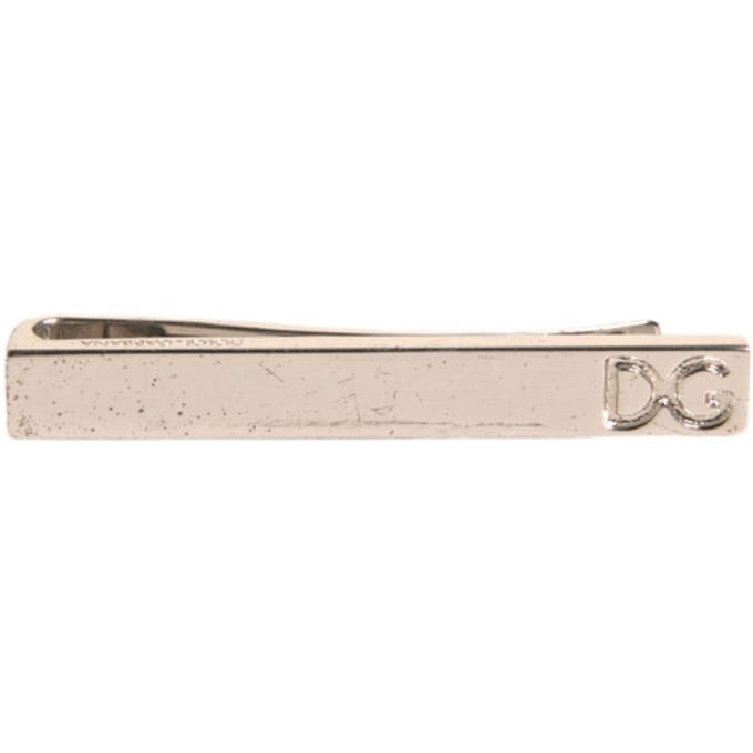 Zilveren Messing Logo Gegraveerde Stropdas Clip Bar