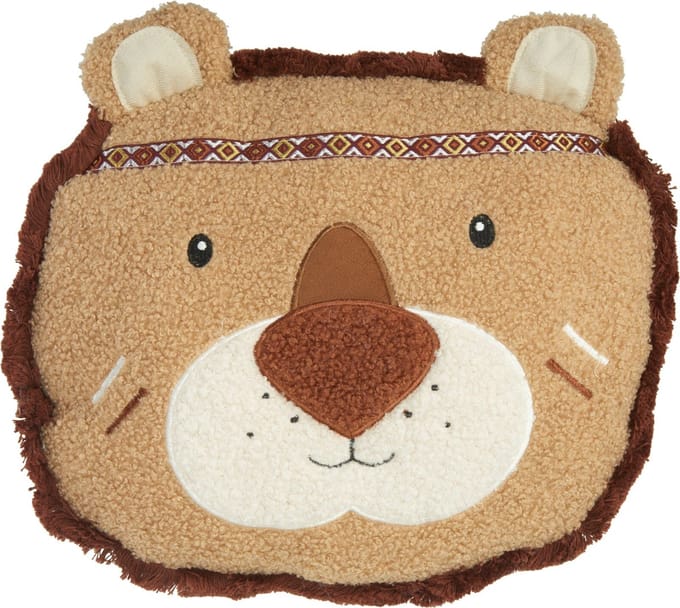 Home & Styling Sierkussen Lion - Leeuwenkussen - Bruin