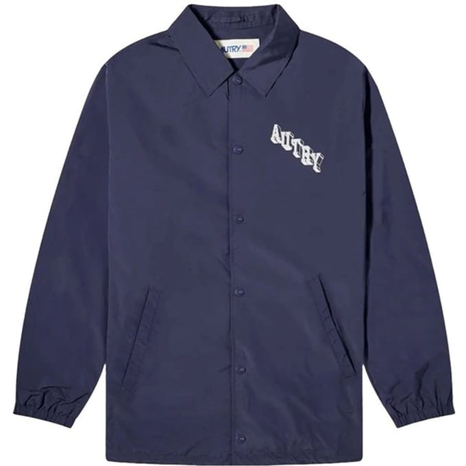 Autry Blauwe Polyester Shell Jas