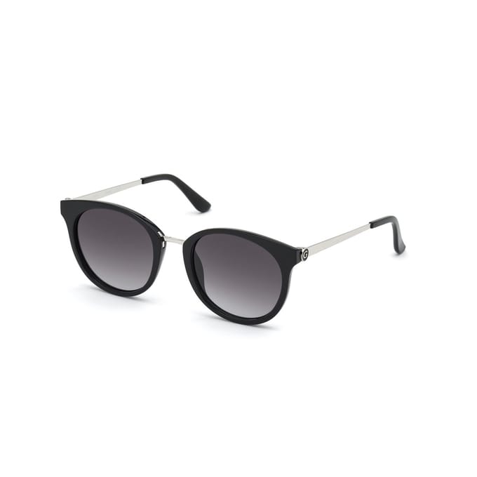 Guess Gu7688 01b Dames Zonnebril Shiny Black/52-20-140 gray