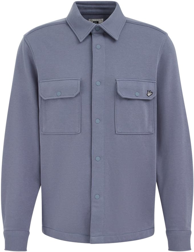 WE Fashion Heren regular fit gebreid overshirt