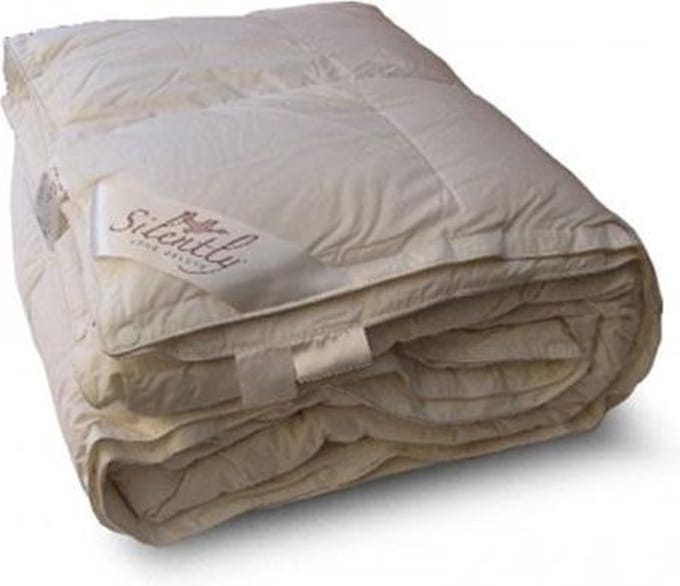 Silently Donzen Dekbed - 90% Ganzendons (Warmteklasse 1) - Eenpersoons - 140x220 cm - Wit
