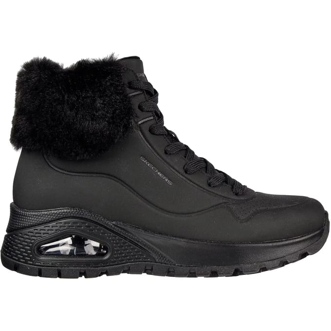 Skechers Skechers Uno Rugged Veterboots zwart Synthetisch