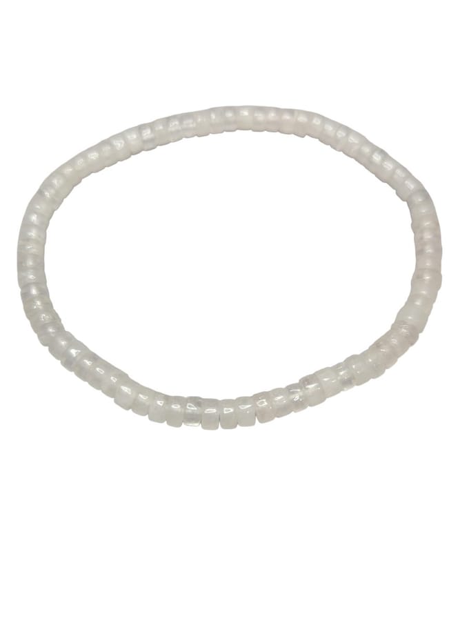 Bergkristal spacer armband
