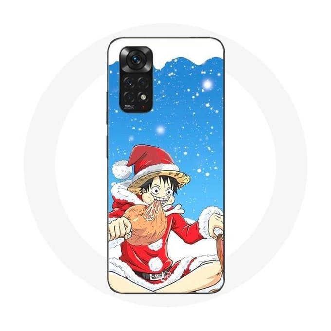 Coque pour Xiaomi Redmi Note 11 4G Anime One Piece Luffy Le jour de Noël 2023