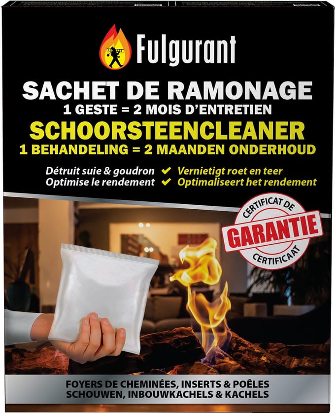 Fulgurant - Schoorsteencleaner - 1 behandeling = 2 maanden onderhoud - 300gr