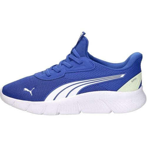 PUMA Flexfocus SlipTech PS kinder sneakers blauw wit - Maat 33 - Uitneembare zool