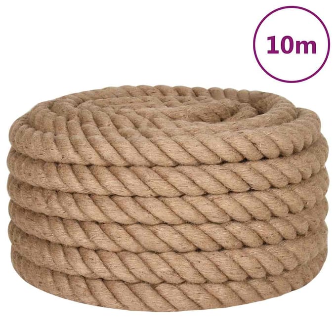 vidaXL - Touw - 10 - m - lang - 40 - mm - dik - jute