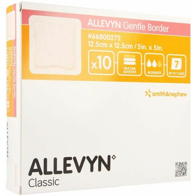 Allevyn Gentle Border Ster 12,5x12,5cm 10 66800272