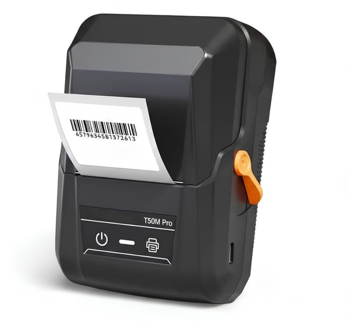 QIN® Labelmaker - Labelprinter - Labelwriter - Label Printer - Labelprinters - Zwart - 15cm x 11cm x 7cm