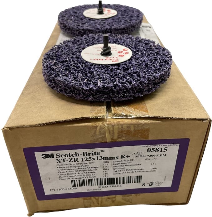 3M Scotch Brite Roloc Clean&Strip art. 05815 XT/ZR - grof - diameter 125 mm x 13 mm - Prijs per stuk