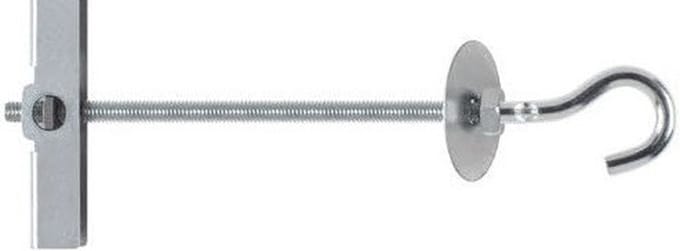 M8 tuimelplug met haak - 8 x 130mm - Gegalvaniseerd