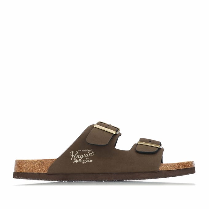 Men's Original Penguin Port Buckle Sandal in Brown