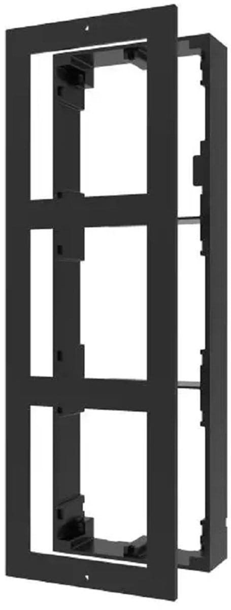 Hikvision DS-KD-ACW3 3-Module Opbouwframe – Zwart